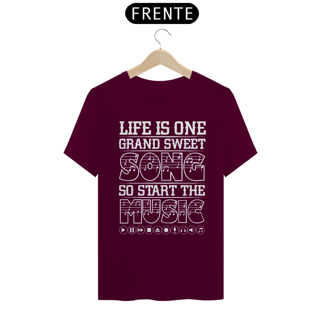 Nome do produtoCamiseta Coleção Musical Start the Music