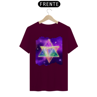 Nome do produtoCamiseta Coleção Holística Cubo de Metatron