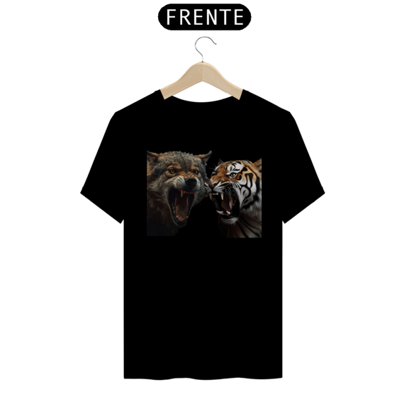 Camiseta lobo tigre