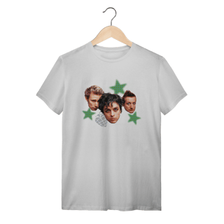 Nome do produto Billie, Mike e Tré (frente) (verde) — Green Day