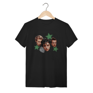 Nome do produto Billie, Mike e Tré (frente) (verde) — Green Day