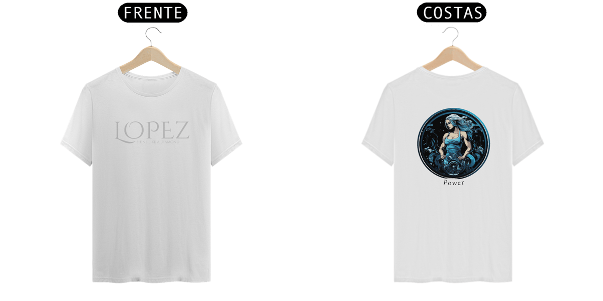 Nome do produto: Camiseta Power feminina Branca
