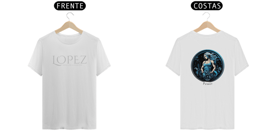 Camiseta Power feminina Branca