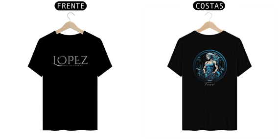 Camiseta Power feminina preta