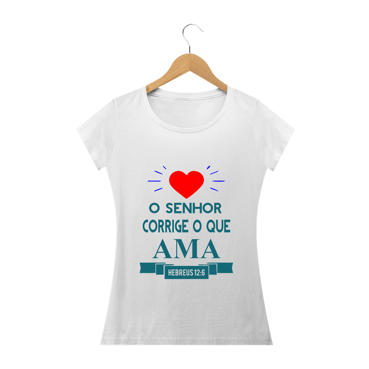 Nome do produto: Camisa Feminina O Senhor Corrige - Várias Cores