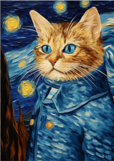 Nome do produto Gato Vincent: Uma Noite Estrelada Felina