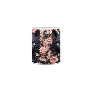 Nome do produto Gato-Negro-flores
