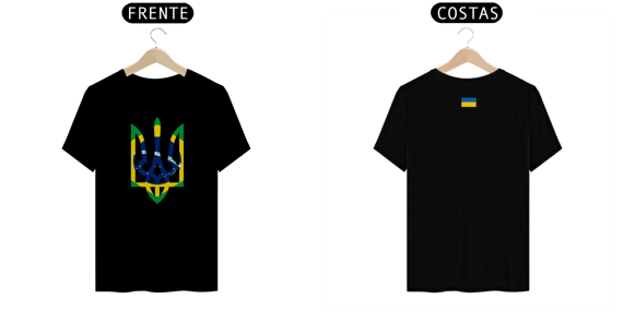 Camisa Tryzub Ucrânia-Brasil