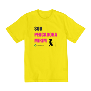 Nome do produto Camiseta Clara Infantil 2 a 8 anos - Pescadora Mirim