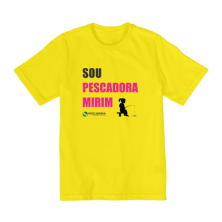 Nome do produto Camiseta Clara Infantil 10 a 14 anos - Pescadora Mirim