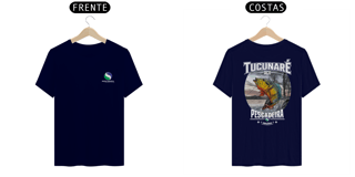Nome do produto Camiseta Escura - Tucunaré Açu (Costas)