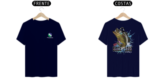 Nome do produto Camiseta Escura - Black Bass (Costas)