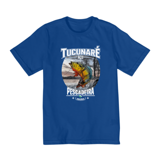 Nome do produto Camiseta Escura Infantil 2 a 8 anos - Tucunaré Açu