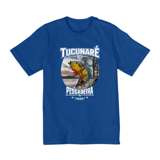 Nome do produto Camiseta Escura Infantil 10 a 14 anos - Tucunaré Açu