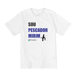 Nome do produto Camiseta Clara Infantil 10 a 14 anos - Pescador Mirim