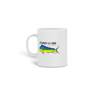Nome do produto Caneca Porcelana - Dourado do Mar