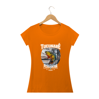 Nome do produto Camiseta Baby Long Escura - Tucunaré Açu