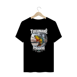 Nome do produto Camiseta Escura Plus Size - Tucunaré Açu