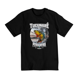 Nome do produto Camiseta Escura Infantil 2 a 8 anos - Tucunaré Açu