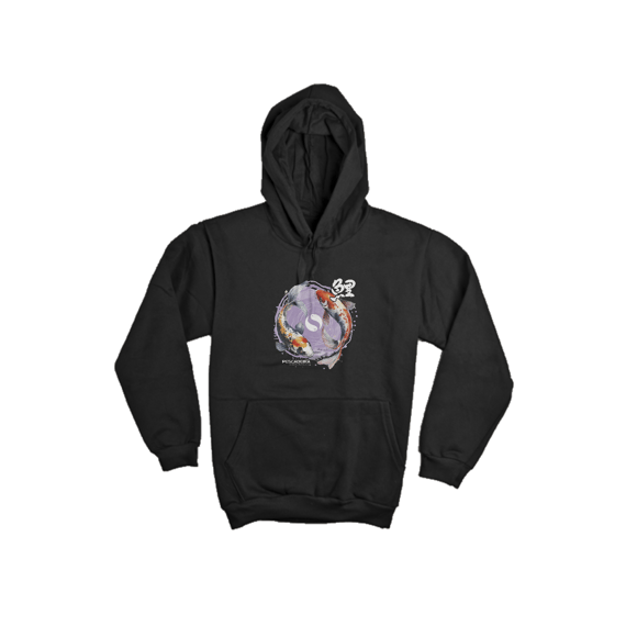 Moletom Canguru Preto Unissex - Koi