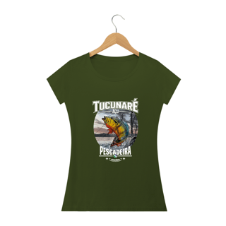 Nome do produto Camiseta Baby Long Escura - Tucunaré Açu