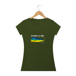 Nome do produto Camiseta Escura Feminina  - Dourado do Mar
