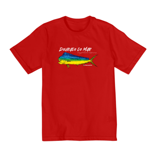 Nome do produto Camiseta Escura Infantil 10 a 14 anos - Dourado do Mar