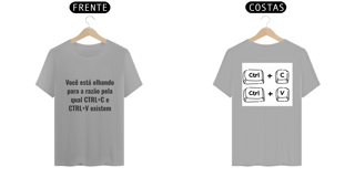 Nome do produto T-Shirt - Ctrl C / Ctrl V