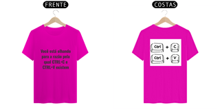 Nome do produto T-Shirt - Ctrl C / Ctrl V