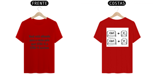 Nome do produto T-Shirt - Ctrl C / Ctrl V
