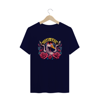 Nome do produto Camiseta Gansos Rosas Plus Size