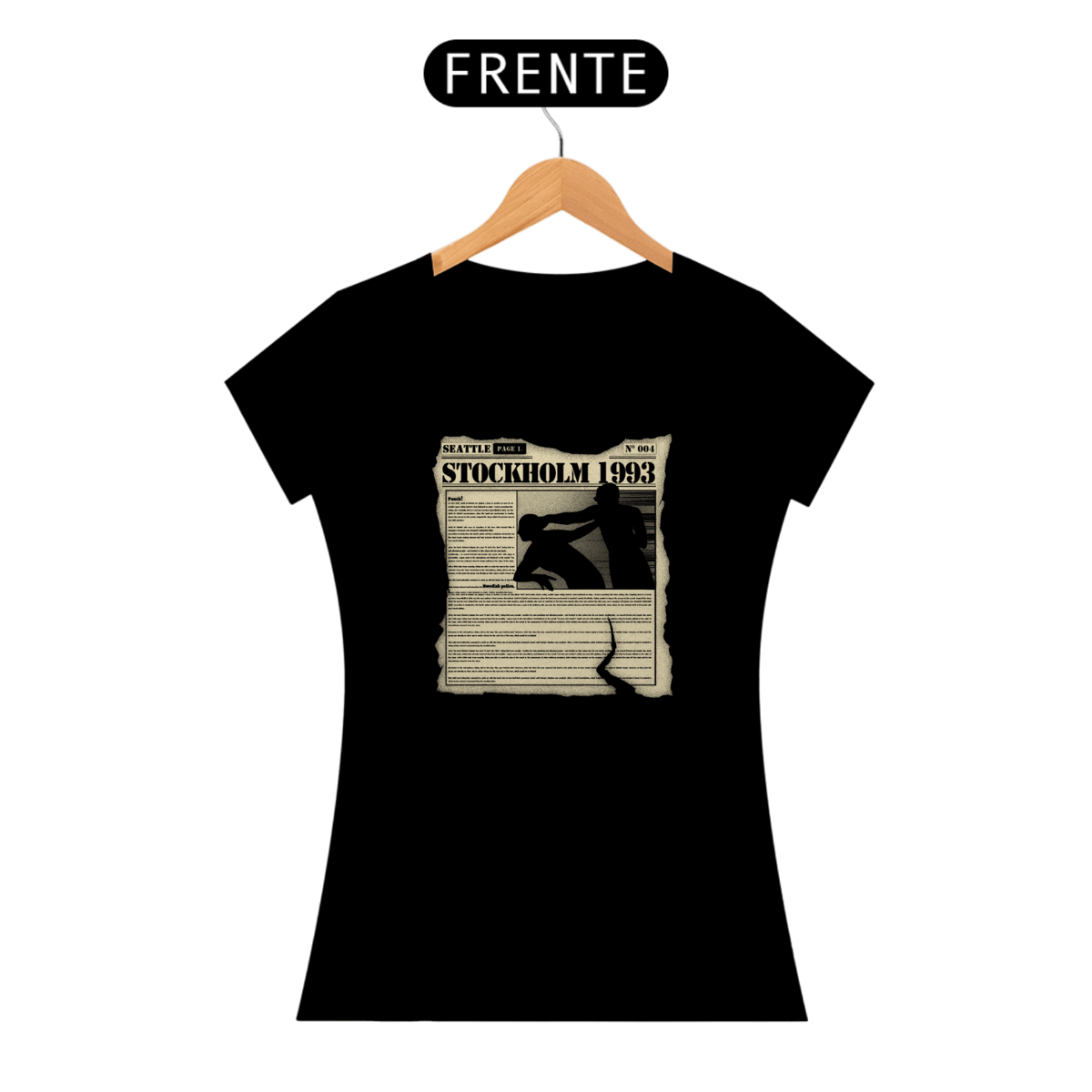 Nome do produto: Camiseta Baby Look Stockholm 1993