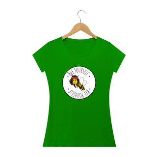 Nome do produto Camiseta BeeYourself Feminina Baby Look