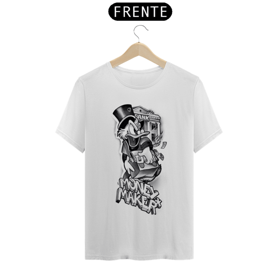 camiseta tio patinhas branca