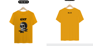 Nome do produto CAMISETA CAVEIRA/SKATE - GLIX