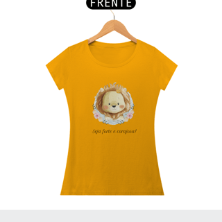 Nome do produto CAMISETA LEÃOZINHO - SEJA CORAJOSA