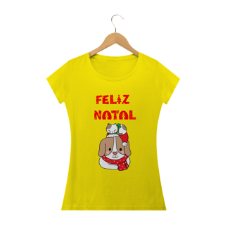 Nome do produto CAMISETA PETS - FELIZ NATAL