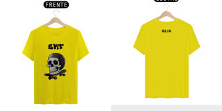 Nome do produto CAMISETA CAVEIRA/SKATE - GLIX