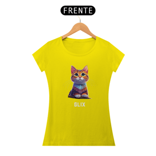 Nome do produto CAMISETA FEMININA CAT - GLIX