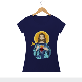 Nome do produto CAMISETA FEM. -- SAGRADO CORAÇÃO DE JESUS