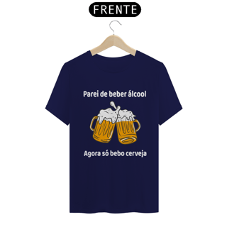 Nome do produto CAMISETA CERVEJA - PAREI DE BEBER