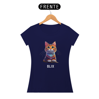 Nome do produto CAMISETA FEMININA CAT - GLIX