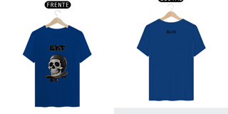 Nome do produto CAMISETA CAVEIRA/SKATE - GLIX