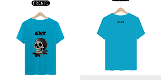Nome do produto CAMISETA CAVEIRA/SKATE - GLIX