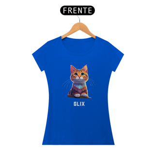 Nome do produto CAMISETA FEMININA CAT - GLIX