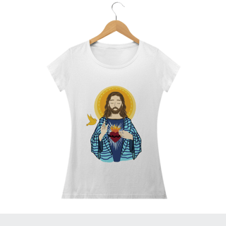 Nome do produto CAMISETA FEM. -- SAGRADO CORAÇÃO DE JESUS