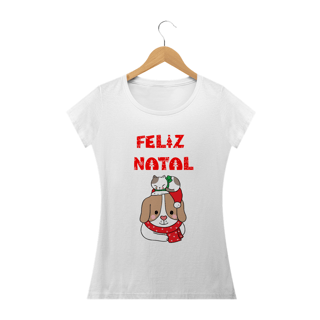 Nome do produto CAMISETA PETS - FELIZ NATAL