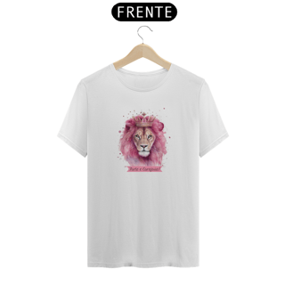 Nome do produto CAMISETA - LEÃO ROSA