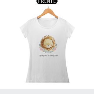 Nome do produto CAMISETA LEÃOZINHO - SEJA CORAJOSA