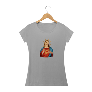 Nome do produto CAMISETA BABY LONG - SAGRADO COR. DE JESUS